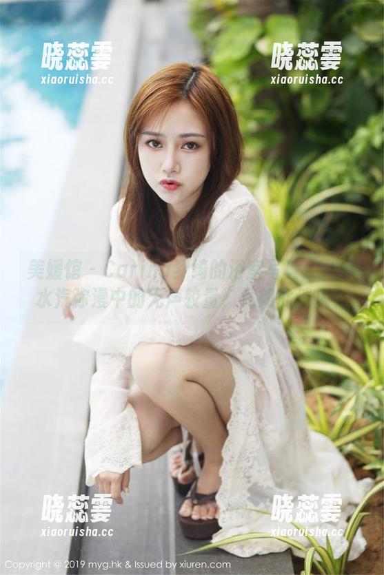 美媛馆 - Carina梦绮的浴室写真：一场水汽弥漫中的无声较量，竟如此迷人？